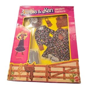 Vintage 1981 Barbie Western Fashions Westward Ho! Outfit Mattel 3578 NIB